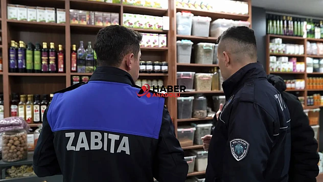 Zabıta ekipleri kasap ve baharatçıları denetledi