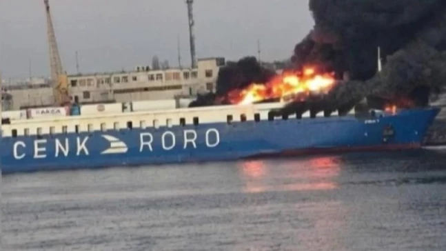 Karasu–Odesa Hattındaki Türk Gemisi Ukrayna Limanında Vuruldu