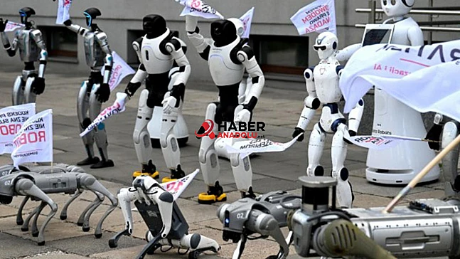 Robotlar yapay zekâ için sokağa çıktı