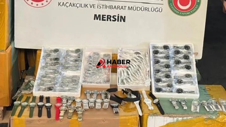 1,5 Milyar Liralık Kaçak Saat Operasyonu