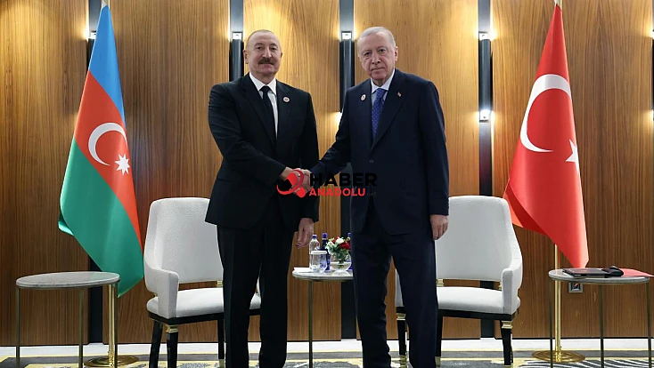 Cumhurbaşkanı Erdoğan, Aliyev ile görüştü