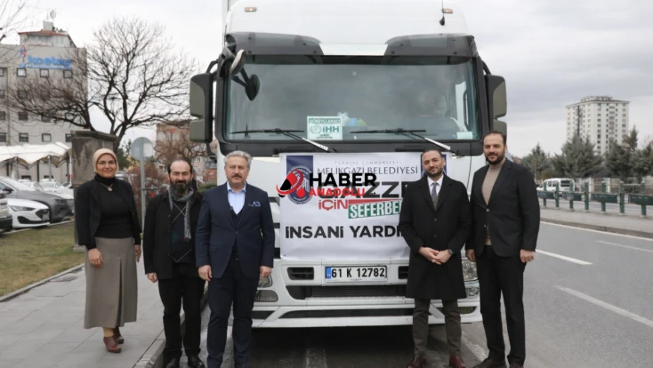 Melikgazi’nin yardim eli yine gazze’ye uzandı