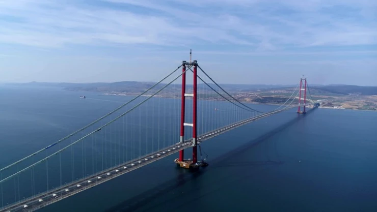 1915 Çanakkale Köprüsü'ne Avrupa Çelik Köprü Ödülü