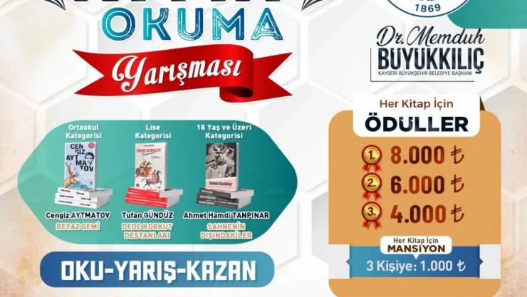4'üncü Kitap Okuma Yarışması'na Başvurular Başladı