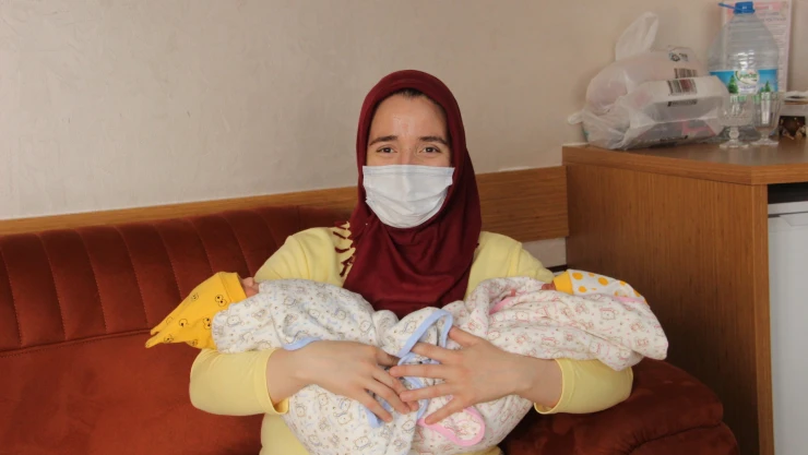 Ender görülen bir doğum gerçekleşti