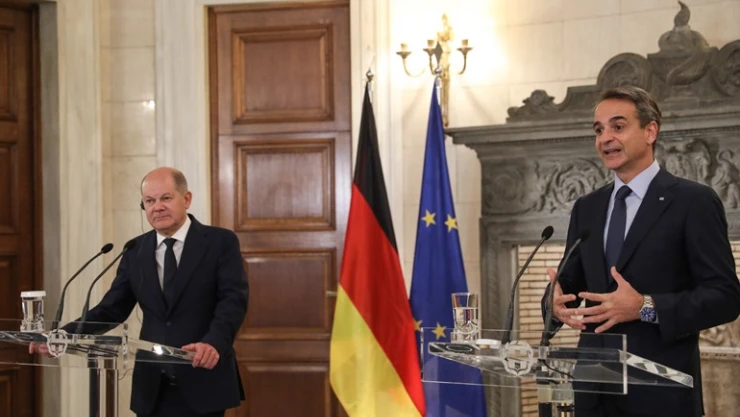 Almanya Başbakanı Scholz Türkiye'ye karşı Yunanistan'ı savun