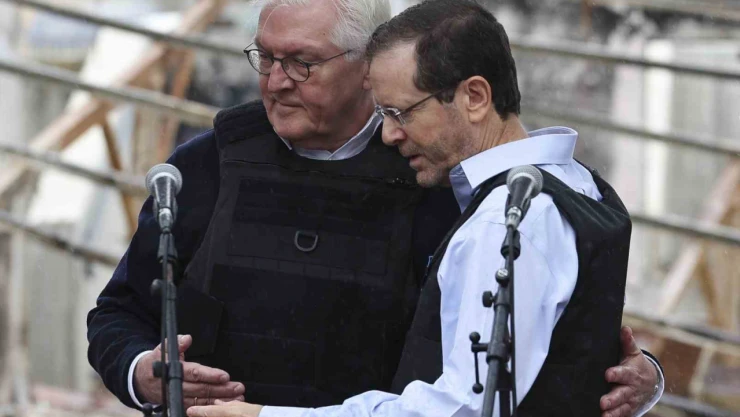 Almanya Cumhurbaşkanı Steinmeier İsrail'de