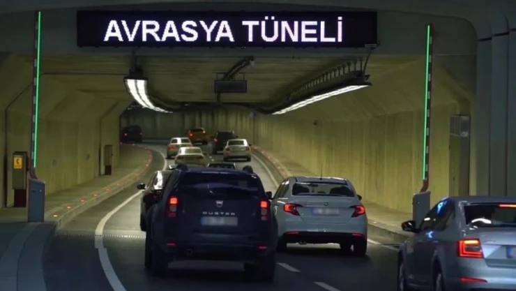 Avrasya Tüneli'nden 6 yılda 97 milyon araç geçti