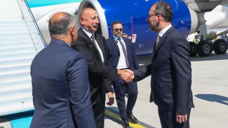 Azerbaycan Cumhurbaşkanı İlham Aliyev Konya'da