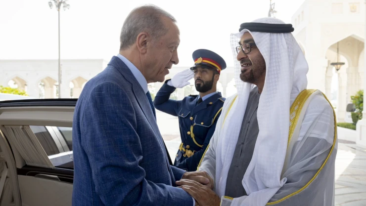 BAE Devlet Başkanı Al Nahyan: Cumhurbaşkanı Erdoğan ile görüşmekten memnuniyet duydum
