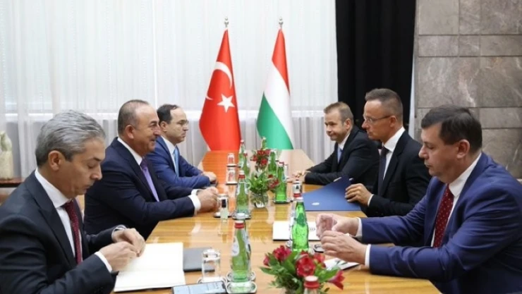 Bakan Çavuşoğlu, Macar ve Sırp mevkidaşlarıyla görüştü