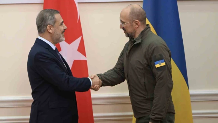 Bakan Fidan, Ukrayna Başbakanı Shimal ile görüştü