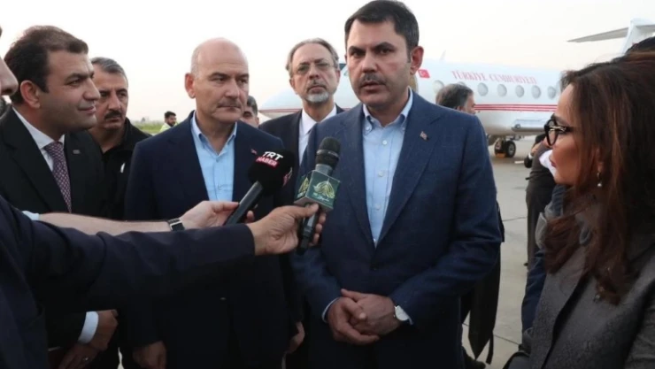 Bakan Soylu ve Bakan Kurum Pakistan'a geldi