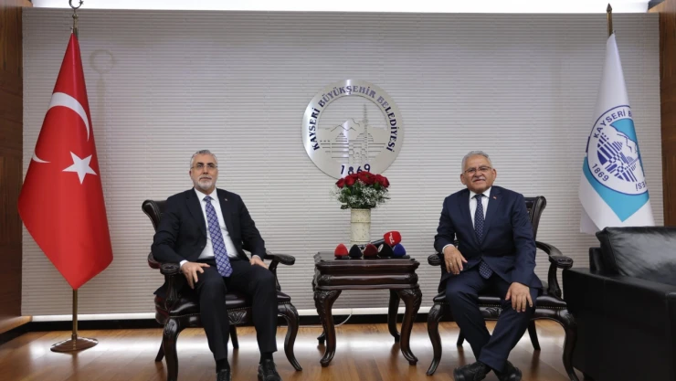 Bakanı Işıkhan'dan Başkan Büyükkılıç'a Ziyaret