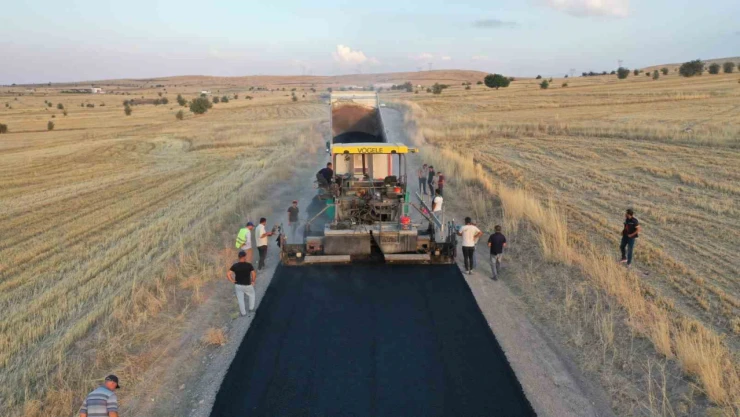 Çevril - Taşhan arasındaki yolda 5 milyon 350 bin TL'lık çalışma yaptık