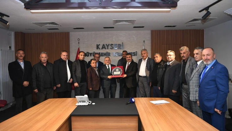 Başkan Büyükkılıç'a Kayseri çiftçisinden teşekkür