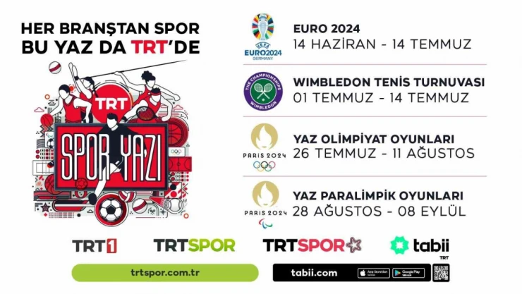Bu Yaz 'TRT Spor Yazı' olacak
