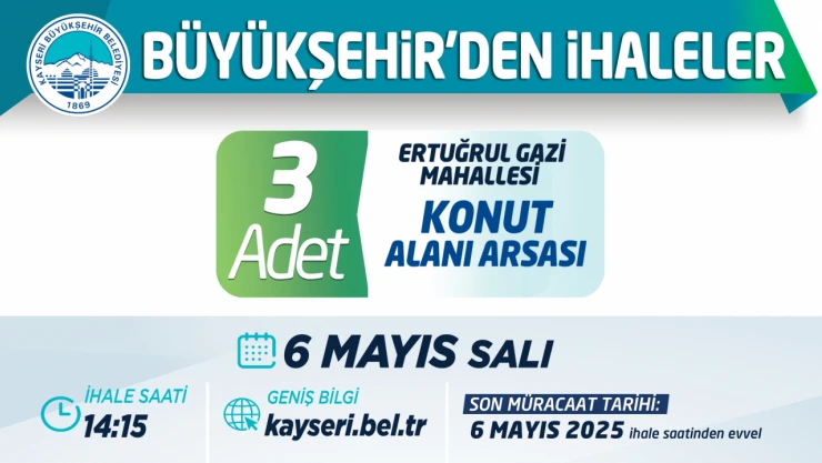 Büyükşehir'den İhale
