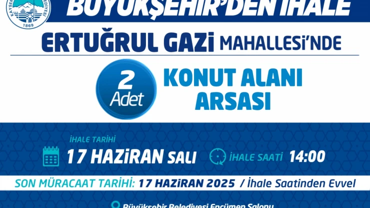 Büyükşehir'den İhale