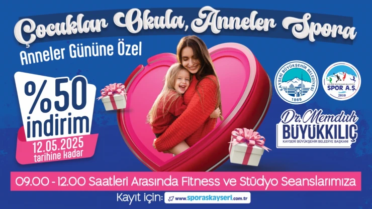 Büyükşehir Spor A.Ş.'den Anneler Günü Sürprizi: 'Çocuklar Okula, Anneler Spora'