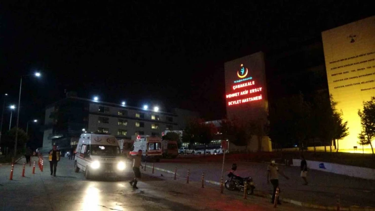 Çanakkale'de yangın nedeniyle devlet hastanesinden 14 hasta nakledildi