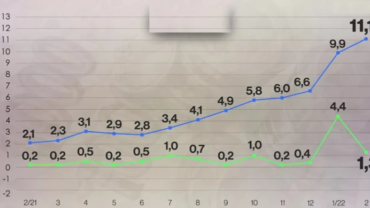 Çekya'da tüketici fiyat endeksi son 24 yılın rekorunu kırdı
