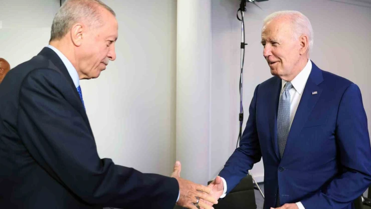 Cumhurbaşkanı Erdoğan, ABD Başkanı Biden ile görüştü