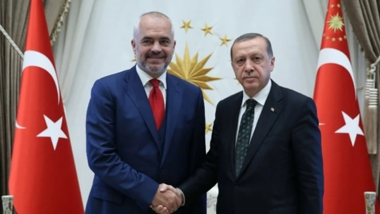 Cumhurbaşkanı Erdoğan,  Arnavutluk Başbakanı Edi Rama'yı kabul etti