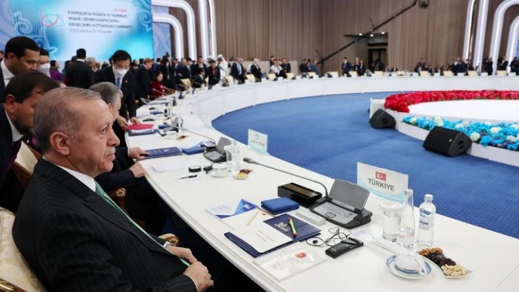 Cumhurbaşkanı Erdoğan, Astana'da düzenlenen Asya'da İşbirliği ve Güven Artırıcı Önlemler Konferansı konuştu