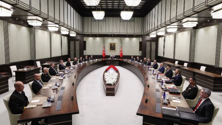 Cumhurbaşkanı Erdoğan başkanlığındaki MGK Toplantısı sona erdi.
