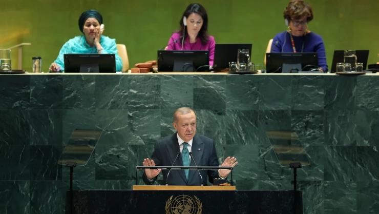 Cumhurbaşkanı Erdoğan BM'de Filistin İçin Konuştu