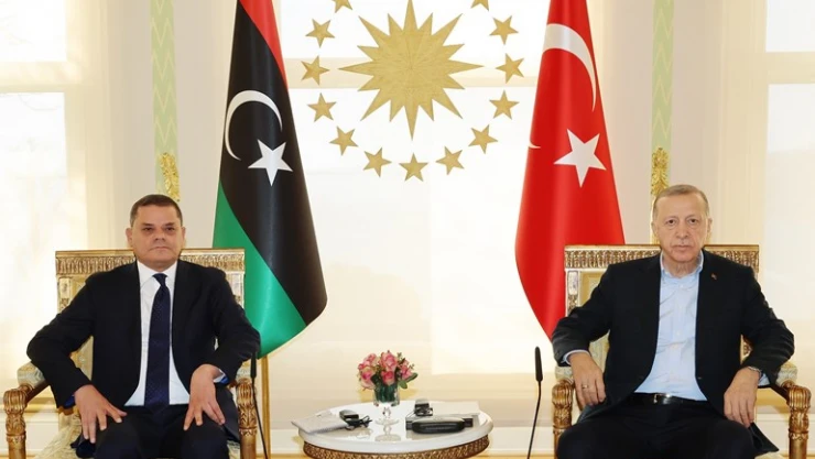 Cumhurbaşkanı Erdoğan, Libya Başbakanı Abdülhamid Dibeybe'yi kabul etti
