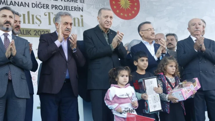 Cumhurbaşkanı Erdoğan Mardin'de güncel değeri 17,5 milyar olan projelerin açılışını yaptı