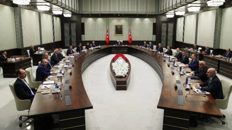 Cumhurbaşkanlığı Kabinesi, Beştepe'de toplandı.