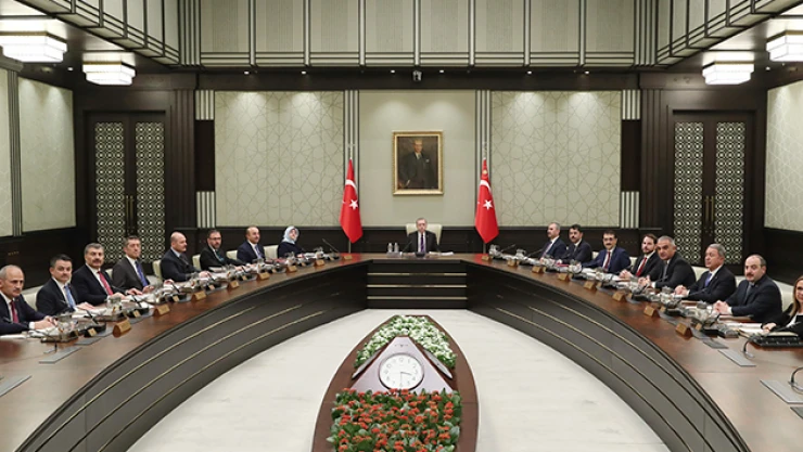 Cumhurbaşkanlığı Kabinesi Beştepe'de toplandı