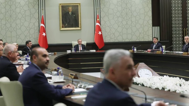 Cumhurbaşkanlığı Kabinesi, Cumhurbaşkanı Recep Tayyip Erdoğan başkanlığında Beştepe'de toplandı.
