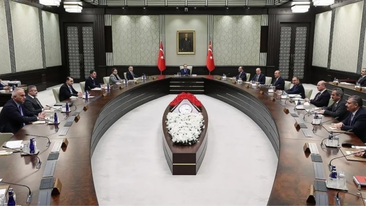 Cumhurbaşkanlığı Kabinesi, Cumhurbaşkanı Recep Tayyip Erdoğan başkanlığında Beştepe'de toplandı.