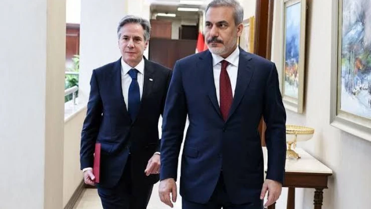 Dışişleri Bakanı Fidan, ABD'li mevkidaşı Blinken ile görüştü