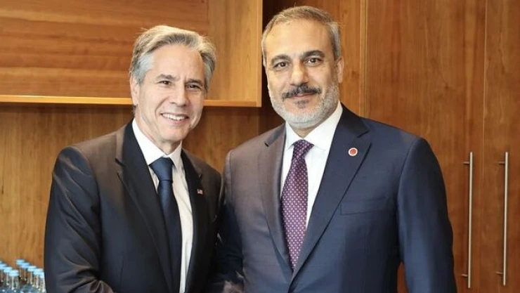 Dışişleri Bakanı Fidan, ABD'li mevkidaşı Blinken ile görüştü