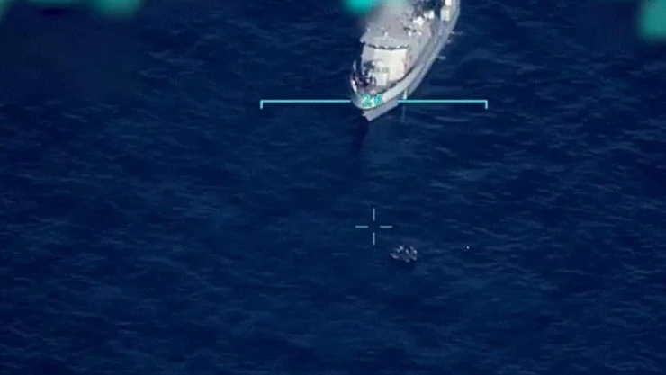 Düzensiz göçmenlerin Türkiye'ye iletilme anları paylaşıldı