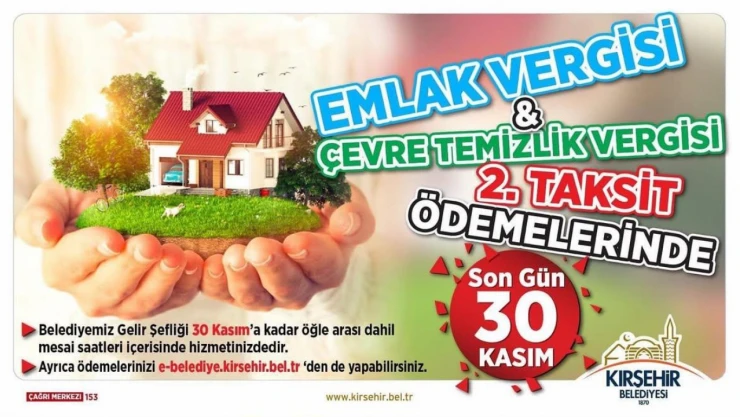 Emlak Vergisinde Son Ödeme Günü 30 Kasım