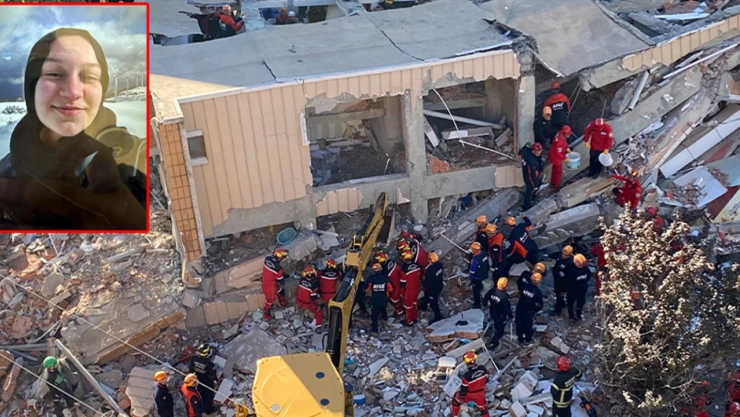 Enkazdan Kurtulan Dilara Ailesinin Mezarına Gitti