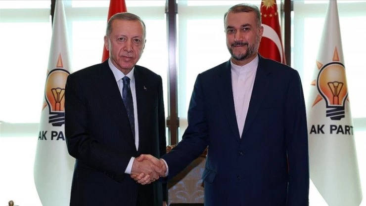 Erdoğan, İran Dışişleri Bakanı Hüseyin Emir Abdullahiyan'ı kabul etti