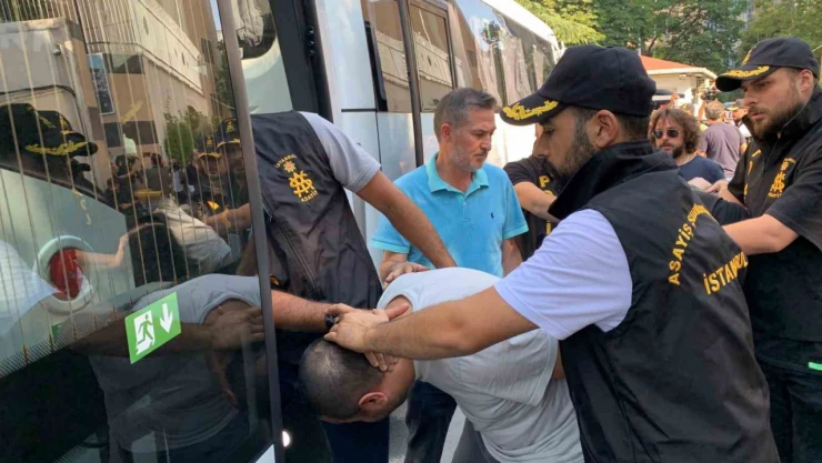 Esenyurt'taki tekel bayi cinayetinin zanlıları adliyeye sevk edildi
