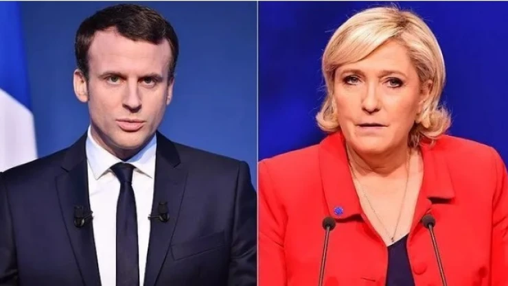 Fransa'da cumhurbaşkanlığı seçimi ikinci tura kaldı.