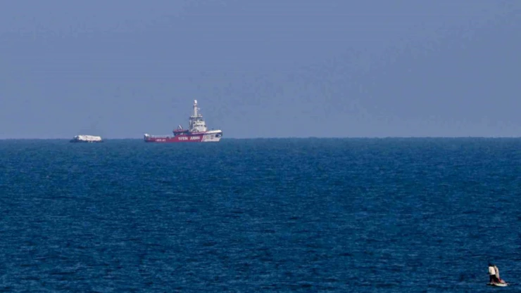 Güney Kıbrıs'tan yola çıkan yardım gemisi Gazze kıyılarına ulaştı