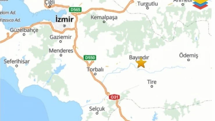 İzmir'de 4.2 büyüklüğünde deprem