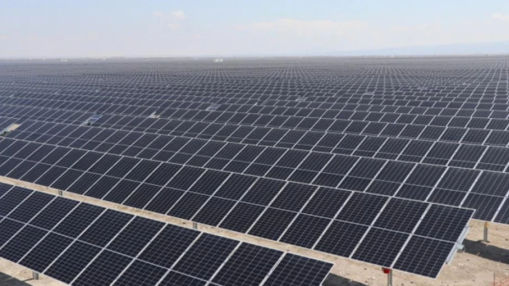 Karapınar Güneş Enerjisi Santrali açıldı.