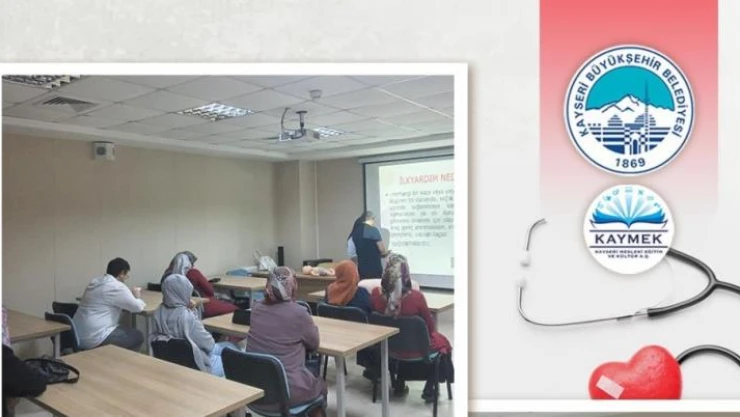 KAYMEK'ten ilçelerde ilk yardım semineri