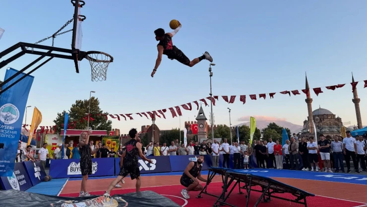 Kayseri'de FIBA Onaylı 3x3 Basketbol Coşkusu